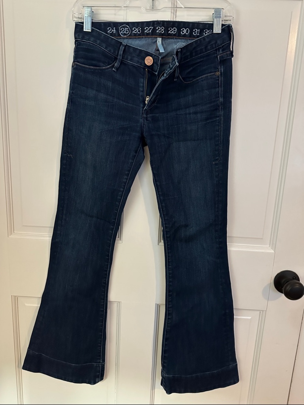 Earnest Sewn Dark Indigo Flare Jeans